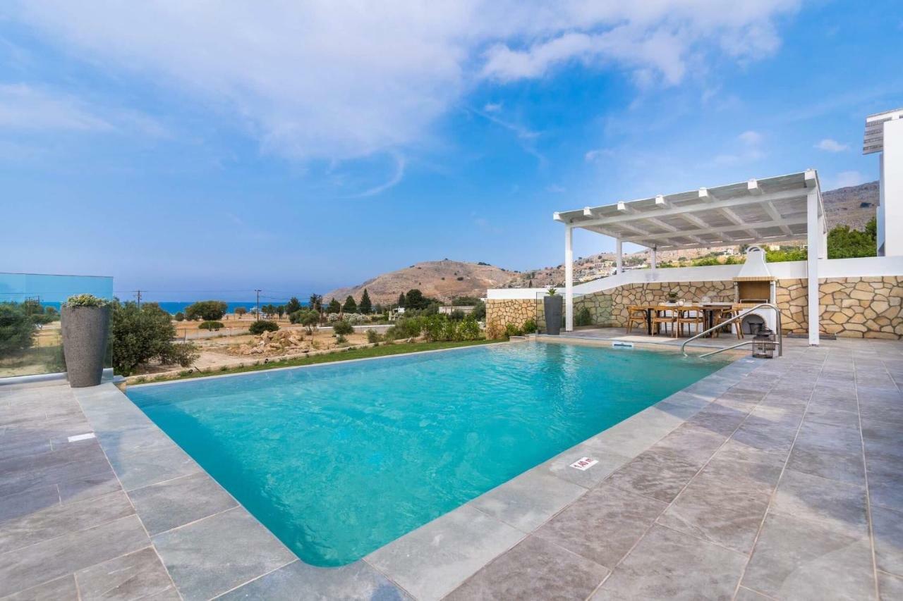 Krini Lindos Luxury Villas מראה חיצוני תמונה