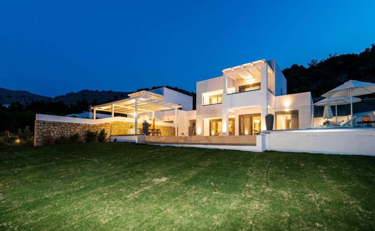 Krini Lindos Luxury Villas מראה חיצוני תמונה